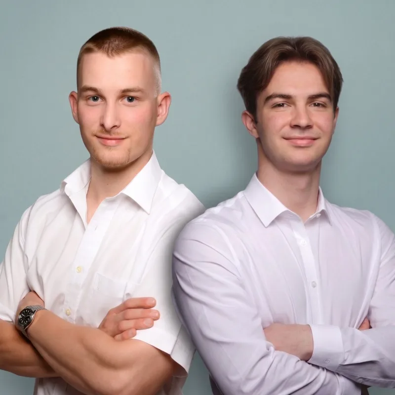 Mike Peter und Louis Keitel, Gründer von perlach digital
